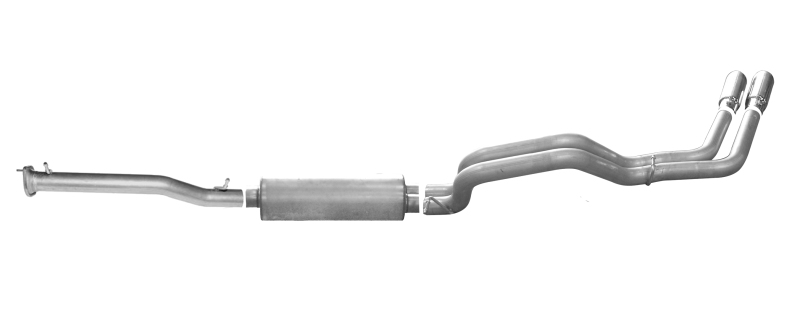 Gibson 15-19 GMC Sierra 2500 HD Base 6.0L 3.5in/3in Cat-Back Dual Sport Exhaust - Stainless - 65650