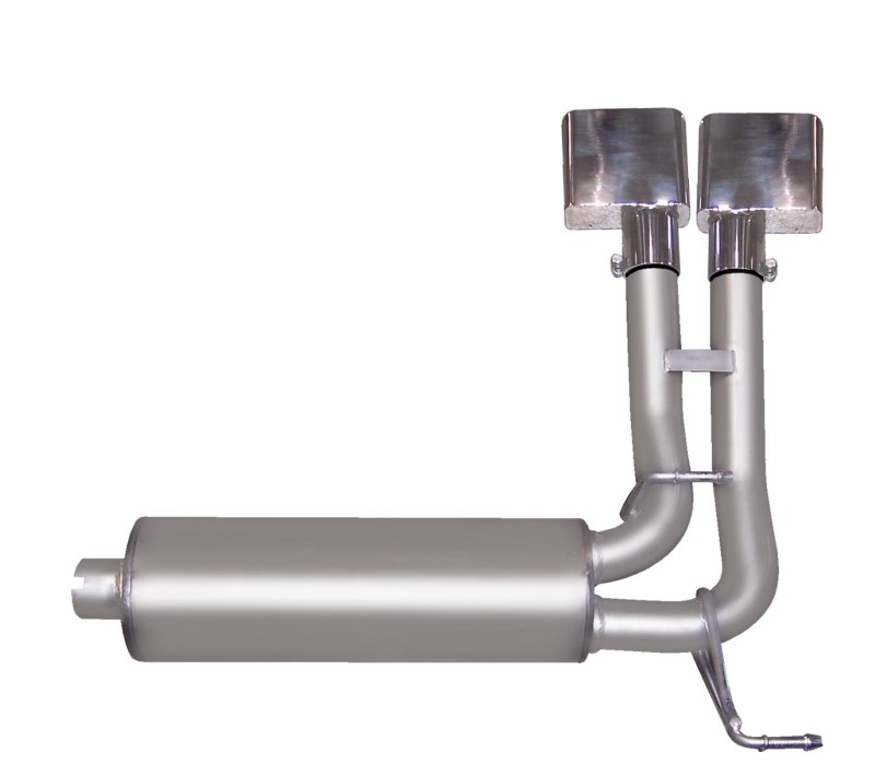 Gibson 04-05 Dodge Ram 1500 SLT 5.7L 2.5in Cat-Back Super Truck Exhaust - Stainless - 66522