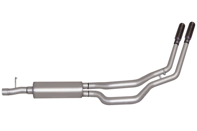 Gibson 05-06 Ford F-250 Super Duty Lariat 6.8L 2.5in Cat-Back Dual Sport Exhaust - Stainless - 69101