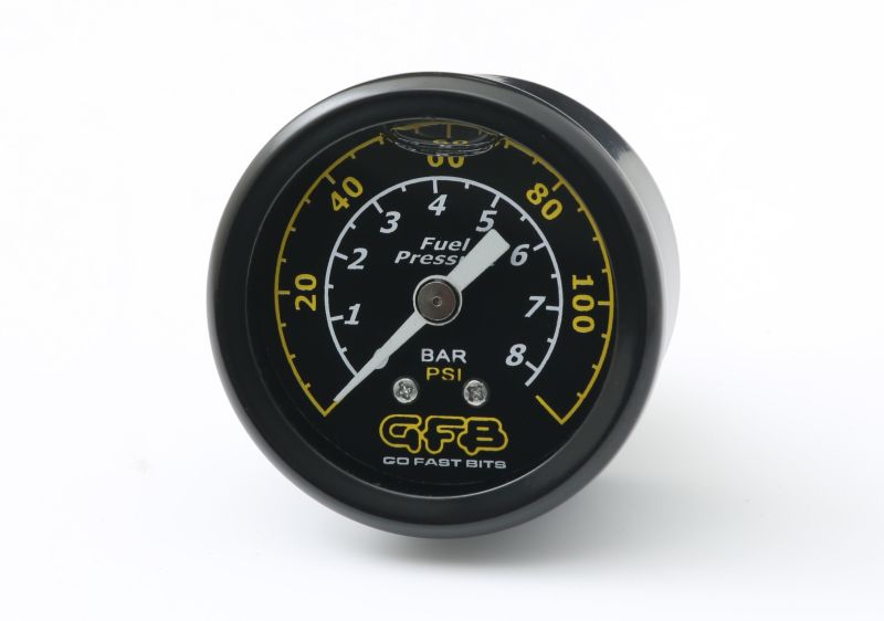 GFB Fuel Pressure Gauge (Suits 8050/8060) 40mm 1-1/2in 1/8MPT Thread 0-120PSI - 5730