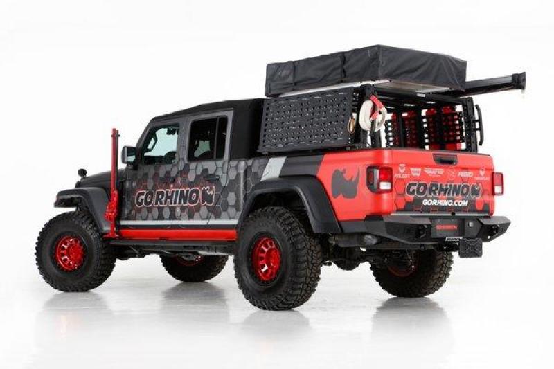 Go Rhino 19-21 Jeep Gladiator XRS Overland Xtreme Rack - Black - 5950000T