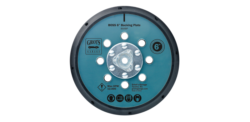 Griots Garage BOSS 6in Backing Plate - BG6BP