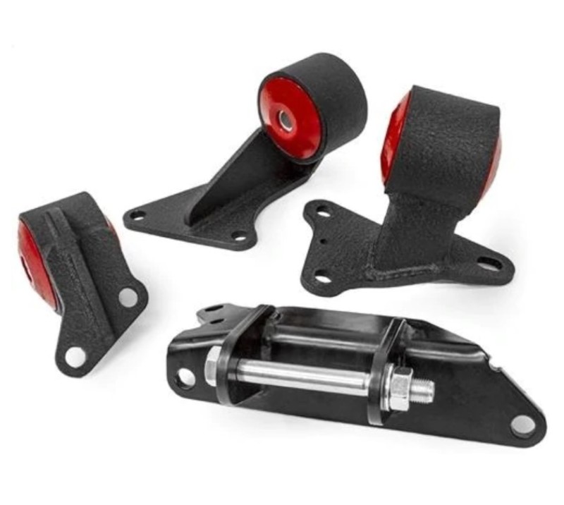 Innovative 86-89 Accord B-Series Black Steel Mounts 75A Bushings - 18950-75A