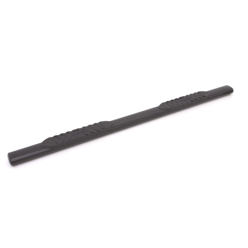 Lund 01-13 Chevy Silverado 1500 Crew Cab 5in. Oval Straight Steel Nerf Bars - Black - 24086004