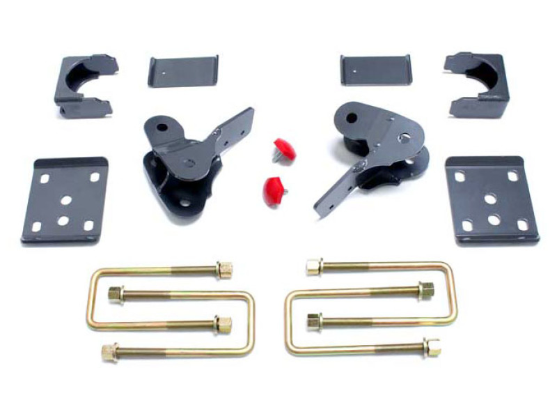 MaxTrac 04-08 Ford F-150 2WD/4WD 4in Rear Lowering Flip Kit w/Hangers - 303140