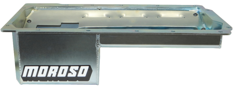 Moroso Dart LS Next Swap (w/Aluminum Spacers) Wet Sump 7qt 6in Baffled Steel Oil Pan - 20151