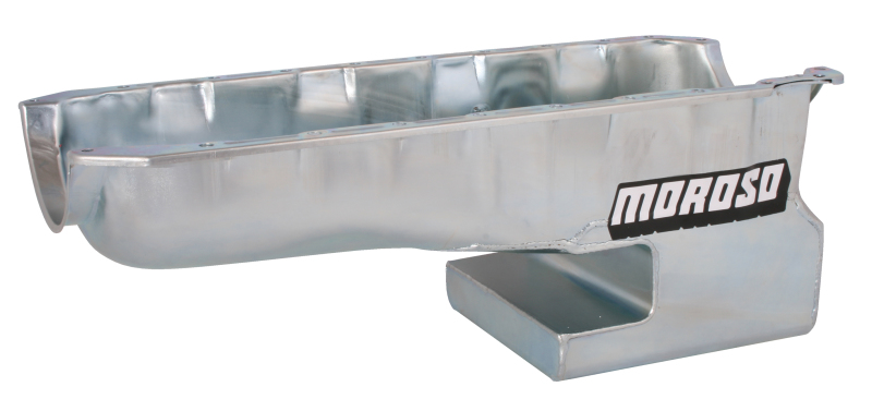 Moroso Chevrolet Big Block Mark IV/Chevrolet II Notched Rear Wet Sump 7qt 9in Steel Oil Pan - 20431