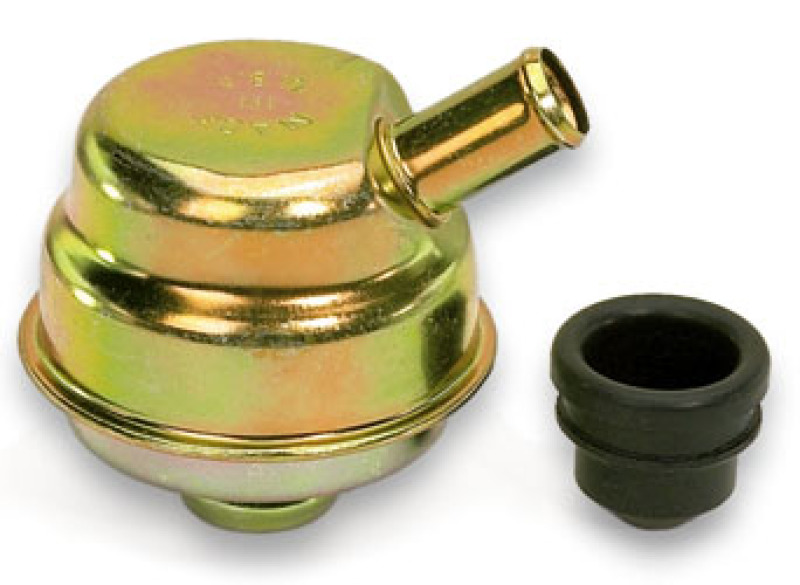 Moroso Oil Separator/Breather - 5/8in Hose - Gold Iridite - 68780