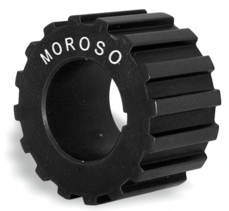 Moroso Crankshaft Pulley - Gilmer Style - 3/8in Pitch x 1in Wide - 16 Tooth - 97170