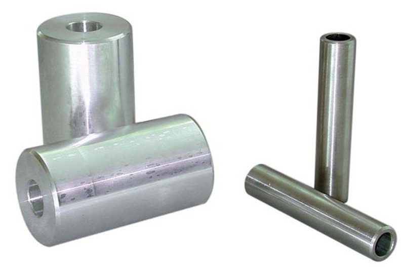 Moroso Spring Eye Bushing - 2in OD x 3-5/8in Long - 1/2in Bolt - Aluminum - Pair - C2022