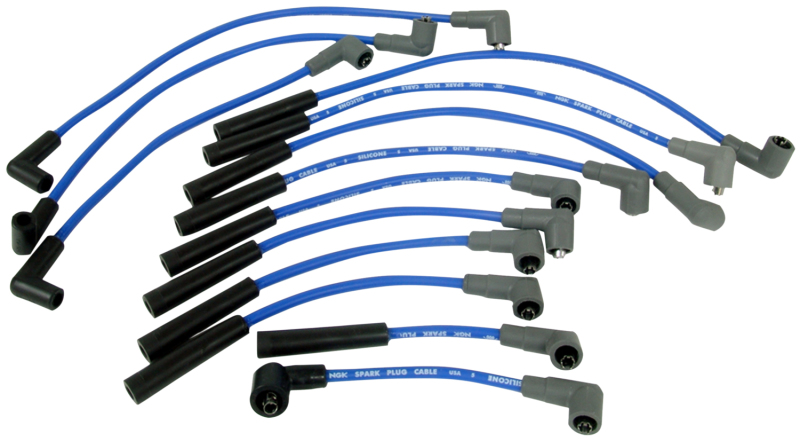 NGK Jaguar XJ12 1988-1982 Spark Plug Wire Set - 54303