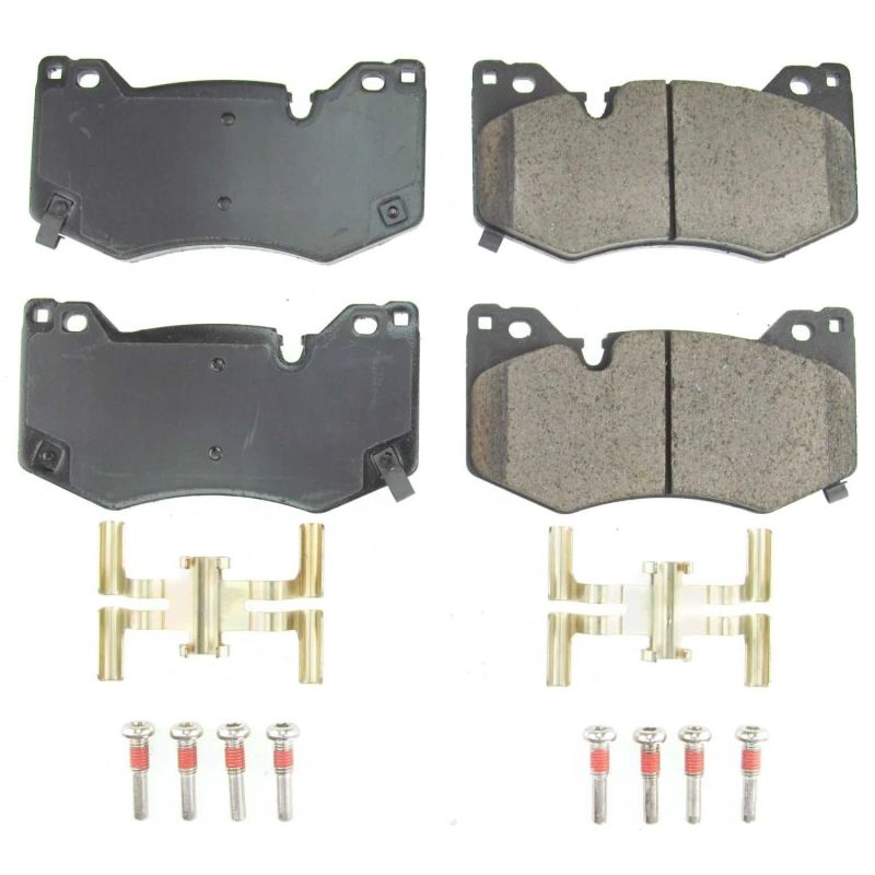 Power Stop 2020 Chevrolet Corvette Front Z17 Evolution Ceramic Brake Pads w/Hardware - 17-8009