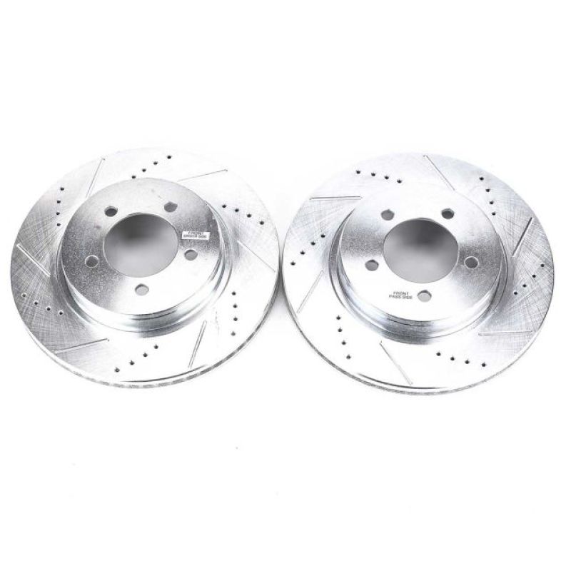 Power Stop 02-05 Ford Explorer Front Evolution Drilled & Slotted Rotors - Pair - AR8589XPR