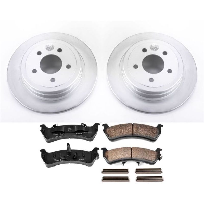 Power Stop 2003 Ford Explorer Sport Rear Z17 Evolution Geomet Coated Brake Kit - CRK1770