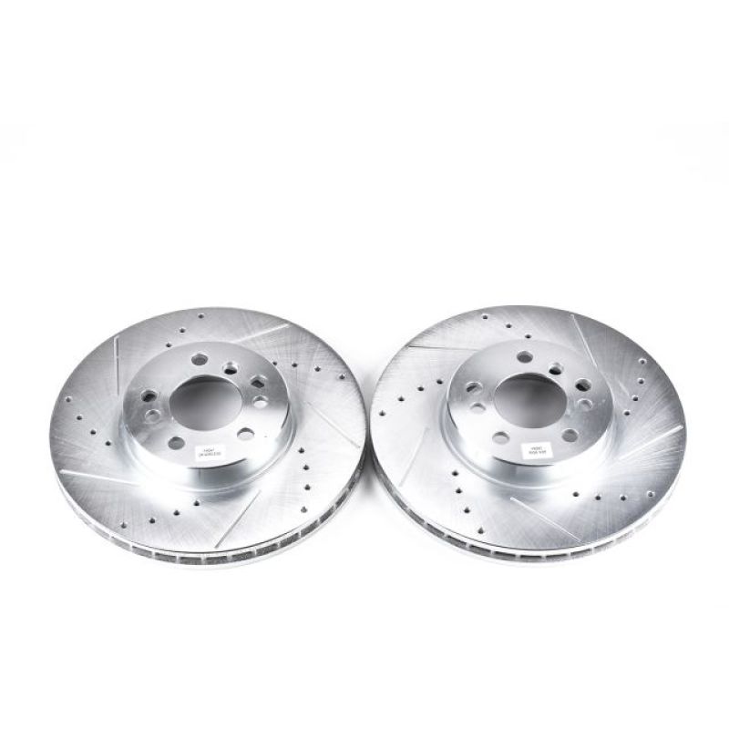 Power Stop 00-06 BMW X5 Front Evolution Drilled & Slotted Rotors - Pair - EBR632XPR