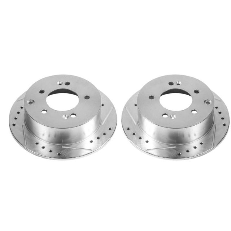 Power Stop 10-13 Kia Forte Rear Evolution Drilled & Slotted Rotors - Pair - JBR1522XPR