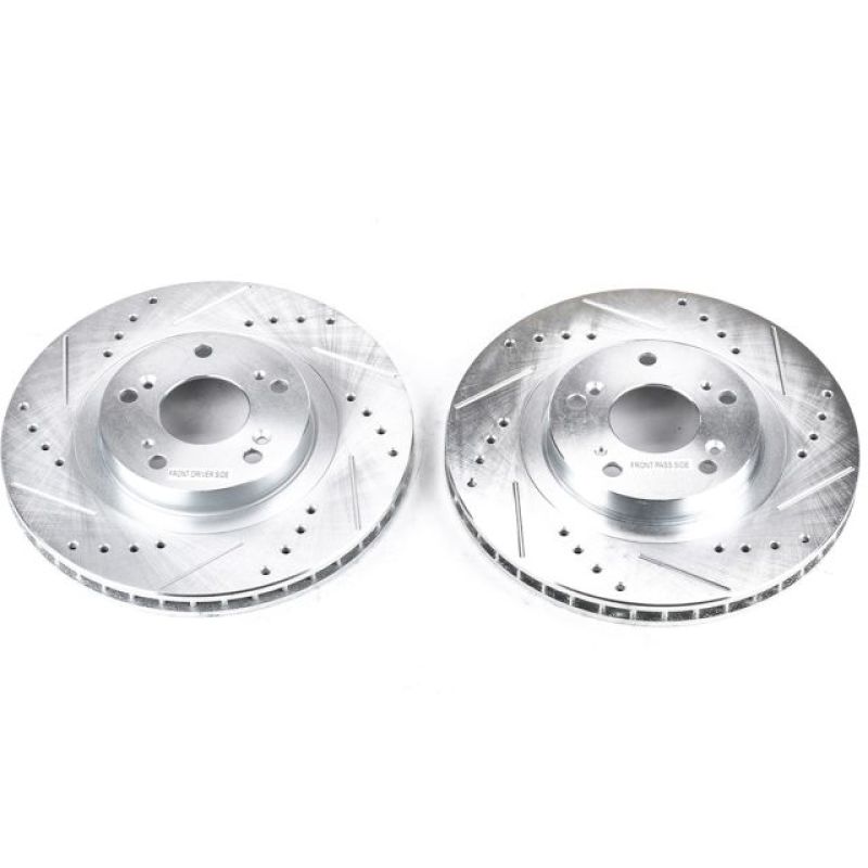Power Stop 13-15 Acura ILX Front Evolution Drilled & Slotted Rotors - Pair - JBR991XPR