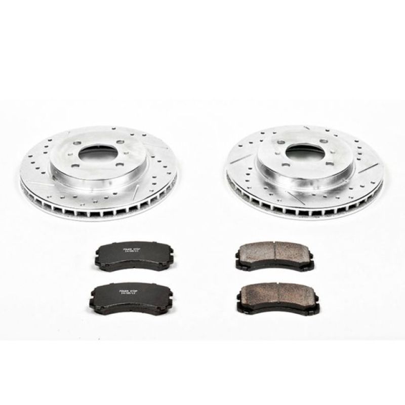 Power Stop 02-07 Mitsubishi Lancer Front Z23 Evolution Sport Brake Kit - K1215