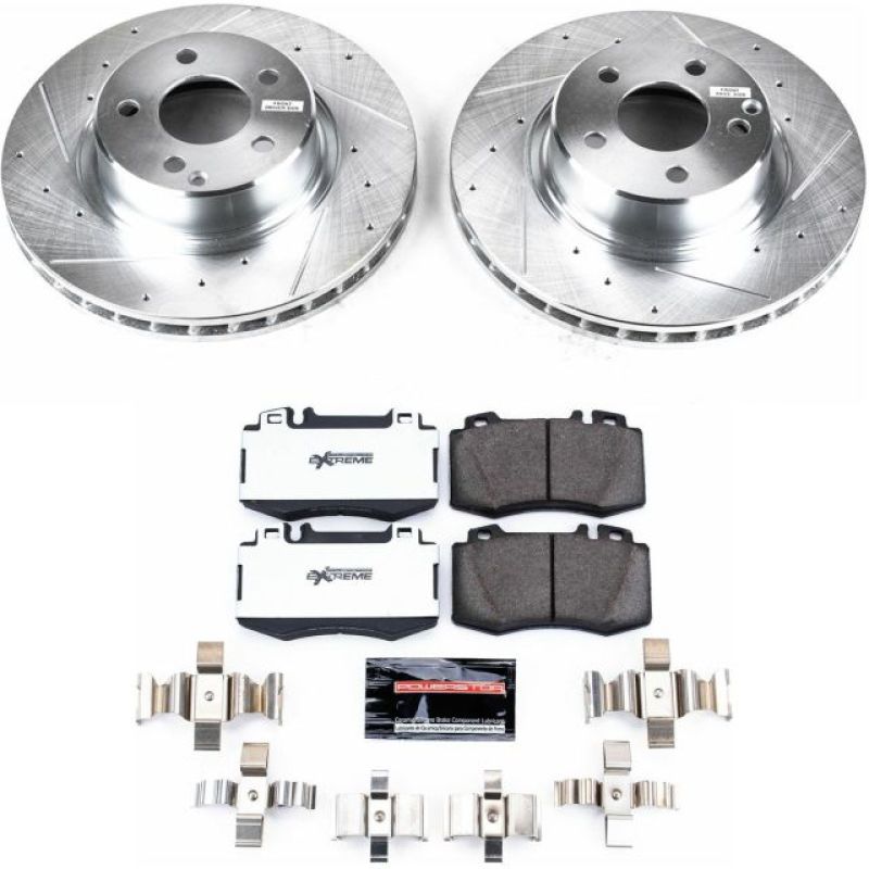 Power Stop 03-06 Mercedes-Benz CL500 Front Z26 Street Warrior Brake Kit - K2932-26