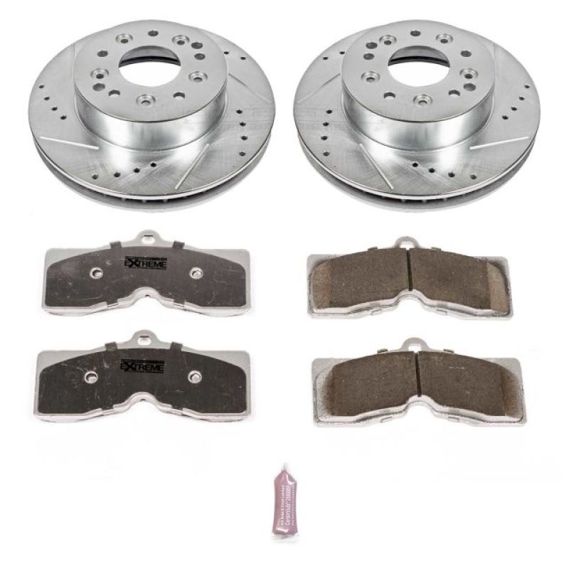 Power Stop 1969 Chevrolet Camaro Front or Rear Z26 Street Warrior Brake Kit - K2596-26