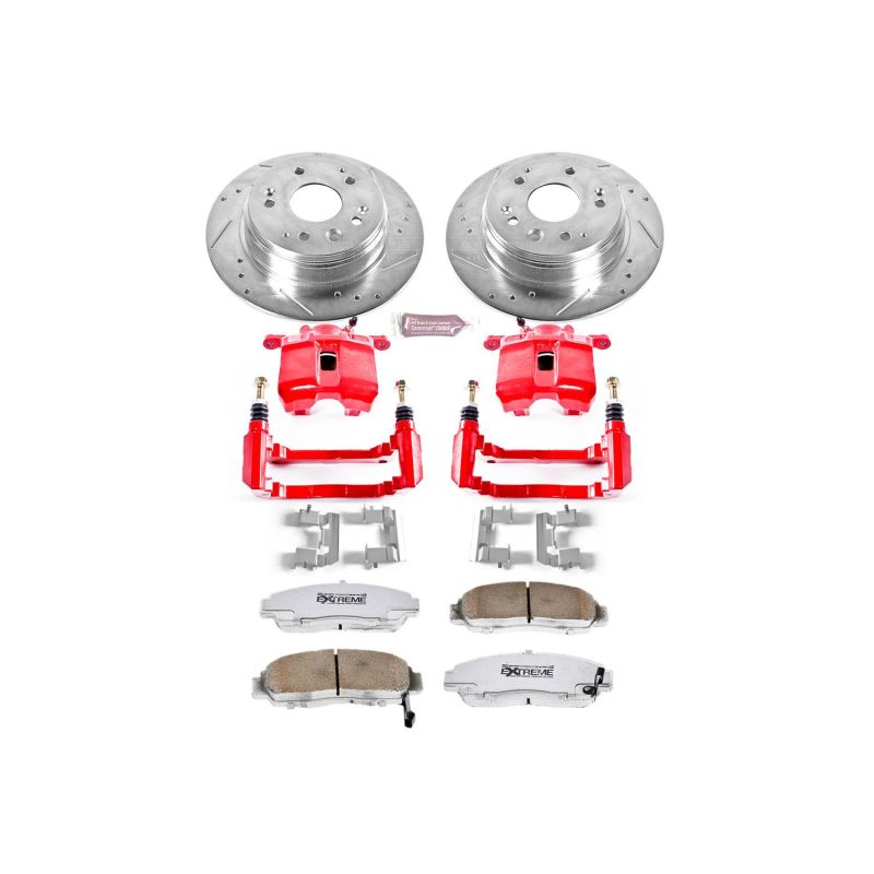 Power Stop 01-03 Acura CL Front Z26 Street Warrior Brake Kit w/Calipers - KC2292-26