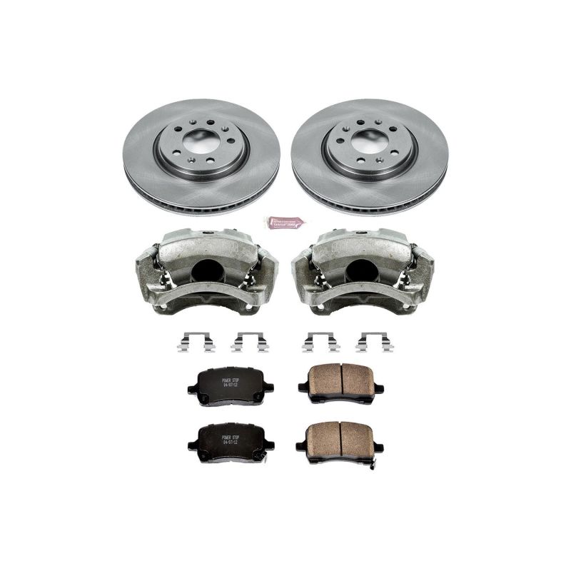 Power Stop 06-09 Pontiac Solstice Front Autospecialty Brake Kit w/Calipers - KCOE1433