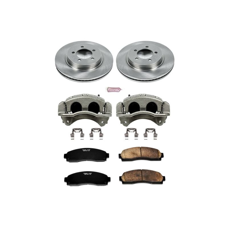 Power Stop 02-05 Ford Explorer Front Autospecialty Brake Kit w/Calipers - KCOE1931