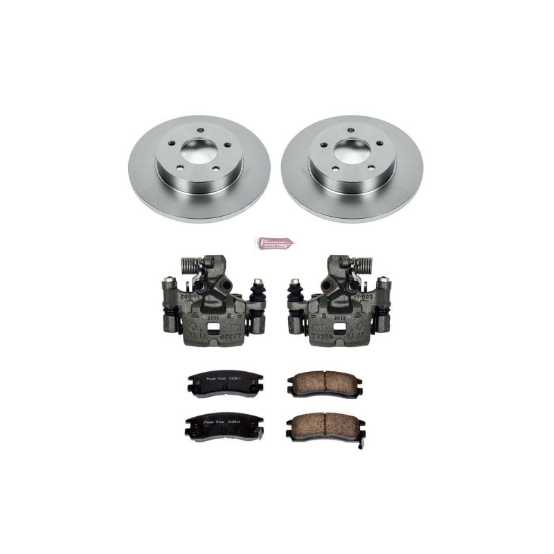 Power Stop 94-96 Cadillac DeVille Rear Autospecialty Brake Kit w/Calipers - KCOE3115