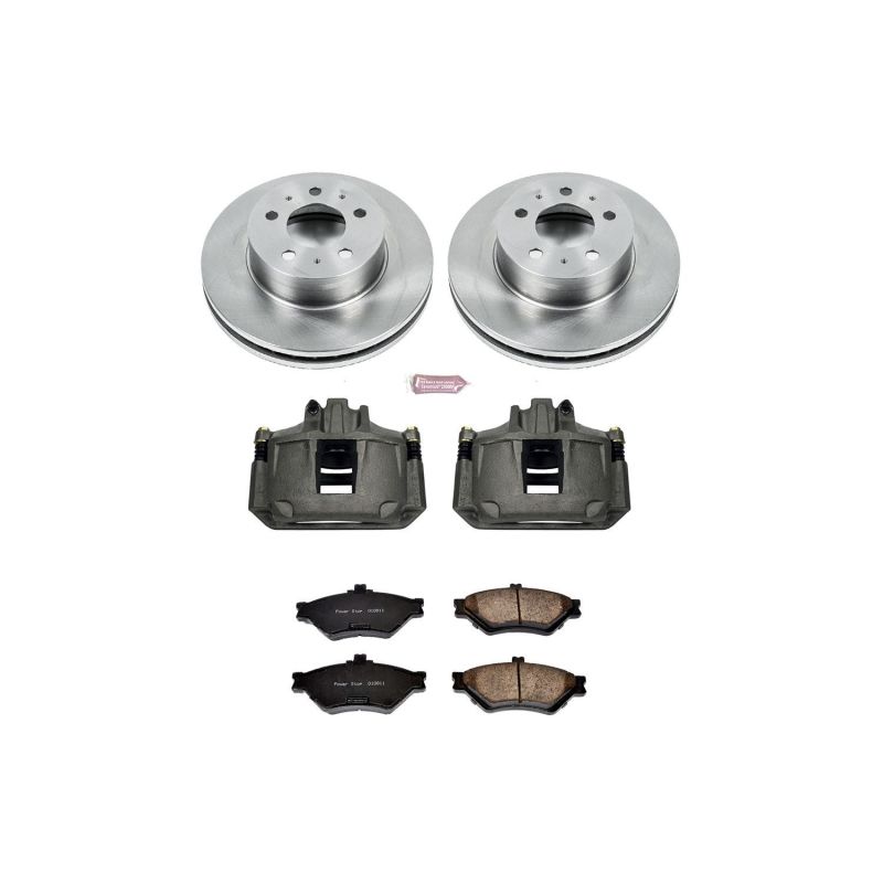 Power Stop 95-97 Ford Crown Victoria Front Autospecialty Brake Kit w/Calipers - KCOE2917
