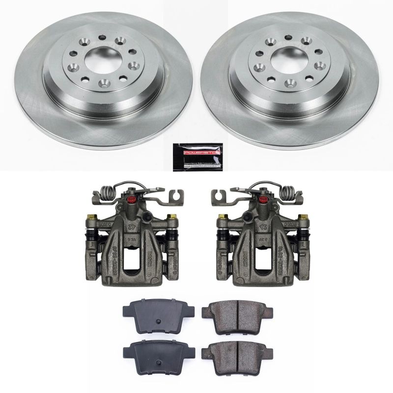 Power Stop 05-07 Ford Five Hundred Rear Autospecialty Brake Kit w/Calipers - KCOE4600