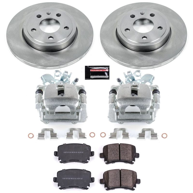 Power Stop 05-09 Audi A4 Rear Autospecialty Brake Kit w/Calipers - KCOE4624