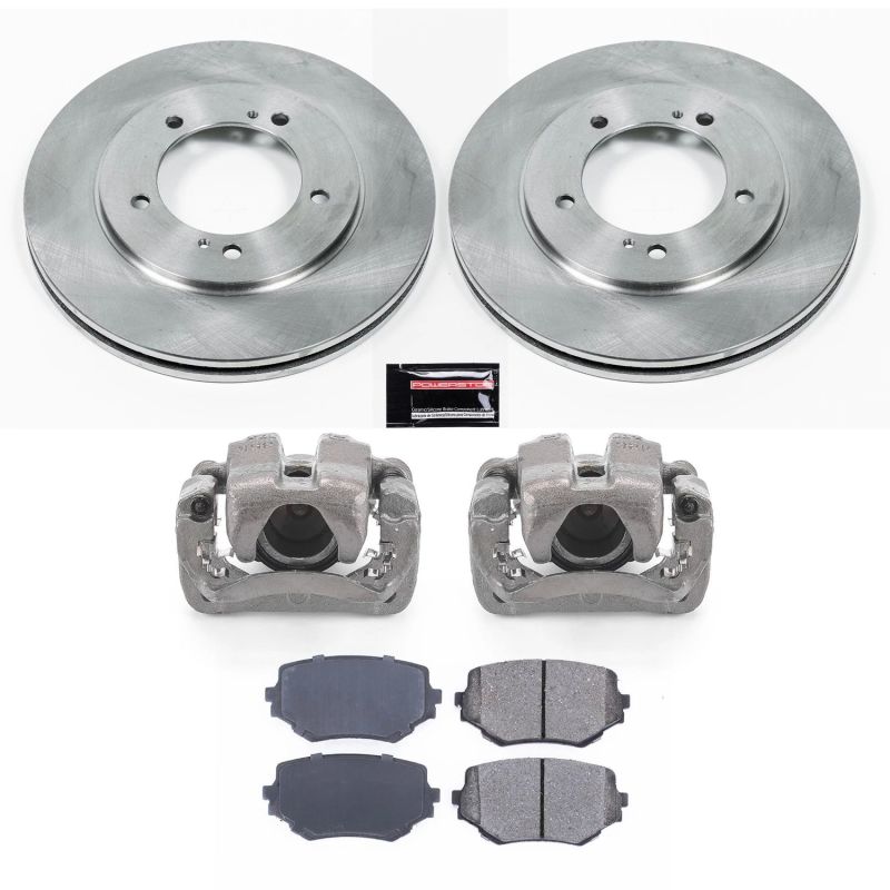 Power Stop 00-05 Suzuki Grand Vitara Front Autospecialty Brake Kit w/Calipers - KCOE5109