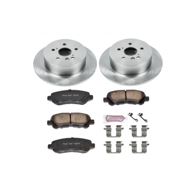 Power Stop 08-13 Toyota Highlander Rear Autospecialty Brake Kit - KOE4714 Power Stop 08-13 Toyota Highlander Rear Autospecialty Brake Kit - KOE4714