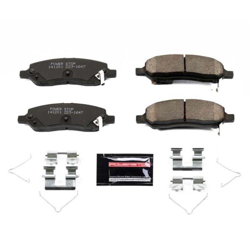 Power Stop 13-16 Dodge Dart Rear Z23 Evolution Sport Brake Pads w/Hardware - Z23-1647