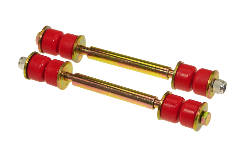 Prothane Universal End Link Set - 5 3/8in Mounting Length - Red - 19-413