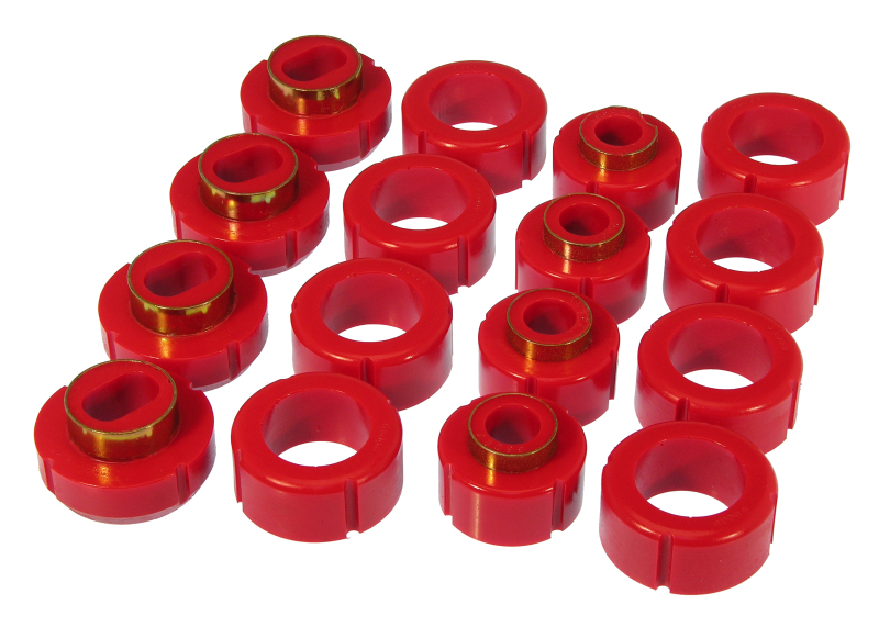 Prothane 82-00 GM 2/4wd S-Series Ext Cab Body Mount - Red - 7-116