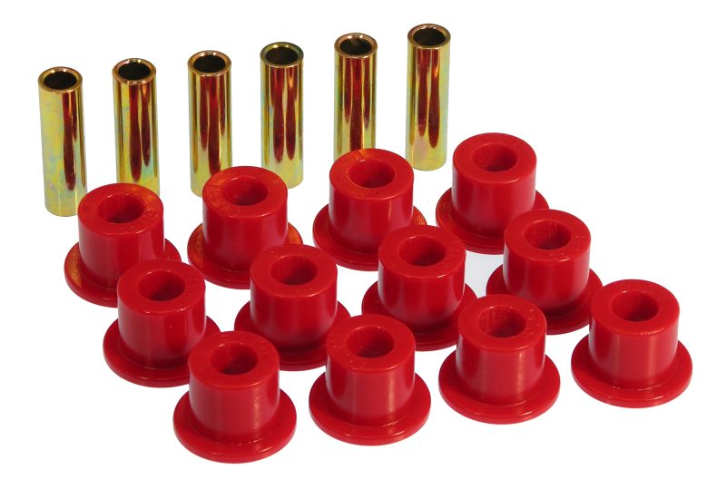 Prothane 72-81 International Scout II Spring & Shackle Bushings - Red - 9-1001