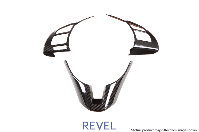 Revel GT Dry Carbon Steering Wheel Insert Covers 14-17 Mazda Mazda3 - 3 Pieces - 1TR4GT0BM02