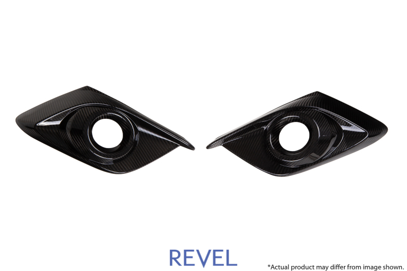 Revel GT Dry Carbon Fog Light Covers (Left & Right) 14-17 Mazda Mazda3 - 2 Pieces - 1TR4GT0BM04