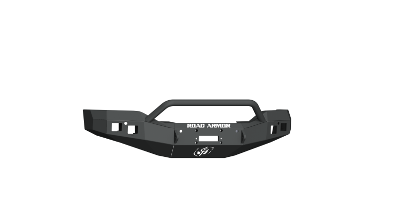Road Armor 16-18 GMC 1500 Stealth Front Winch Bumper w/Pre-Runner Guard - Tex Blk - 2161F4B