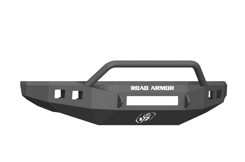 Road Armor 17-20 Ford F-250 Stealth Wide Fender Flare Front Bumper w/Pre-Runner Guard - Tex Blk - 61744B-NW