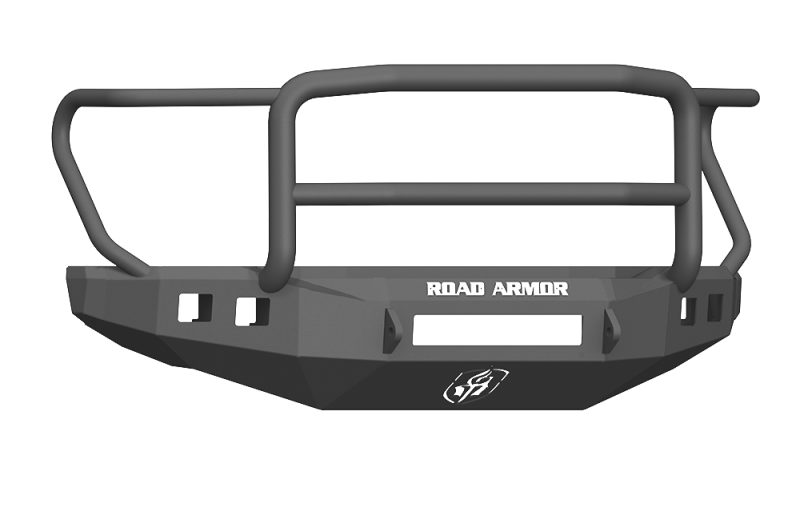 Road Armor 17-20 Ford F-250 Stealth Wide Fender Flare Front Bumper w/Lonestar Guard - Tex Blk - 61745B-NW