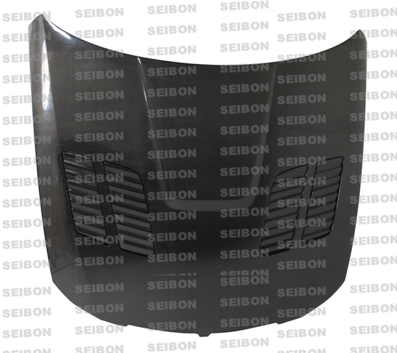 Seibon 05-08 BMW 3 Series 4 dr E90 (Excl M3) GTR-Style Carbon Fiber Hood - HD0507BMWE90-GTR