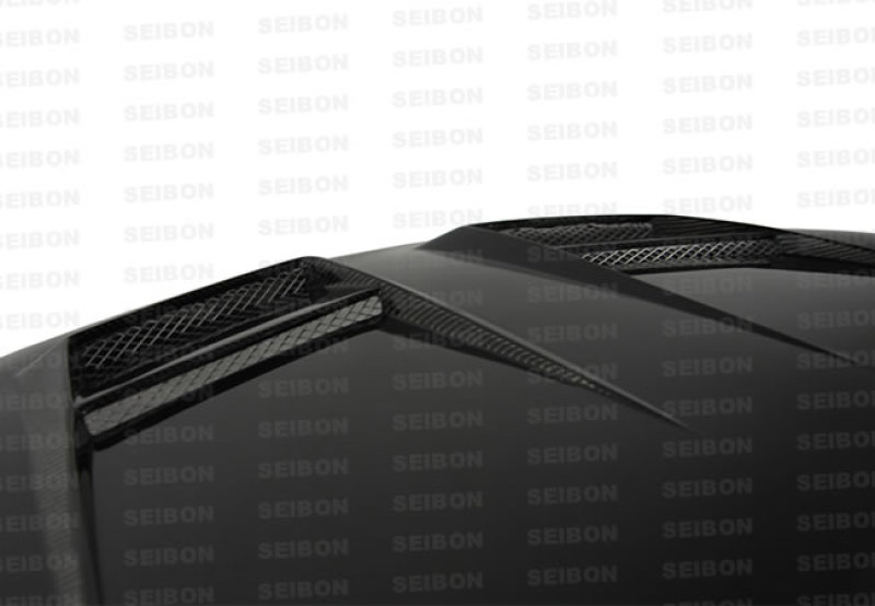 Seibon 10-11 VW Golf GTI 5K/MK6 DV Carbon Fiber Hood w/ Shaved Emblem - HD1011VWGTIB-DV