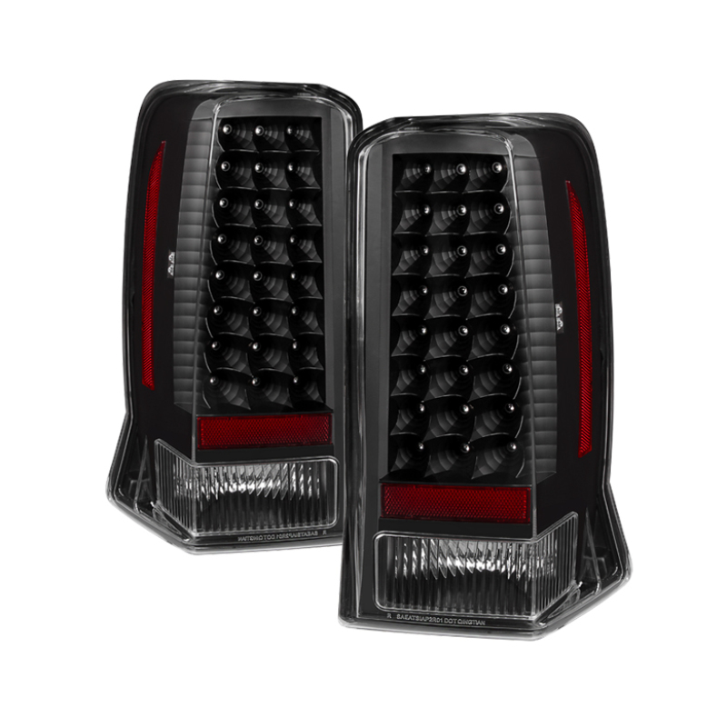 Xtune Cadillac Escalade 02-06 ( Not Ext Models ) LED Tail Light Black ALT-JH-CE02-LED-BK - 9028113