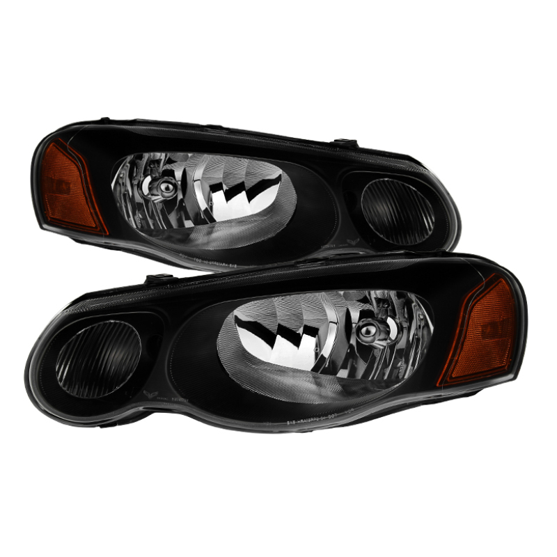 Xtune Chrysler Sebring Convertible & Sedan 04-06 OEM Style Headlights Black HD-JH-CHRSE04-4D-AM-BK - 9029622