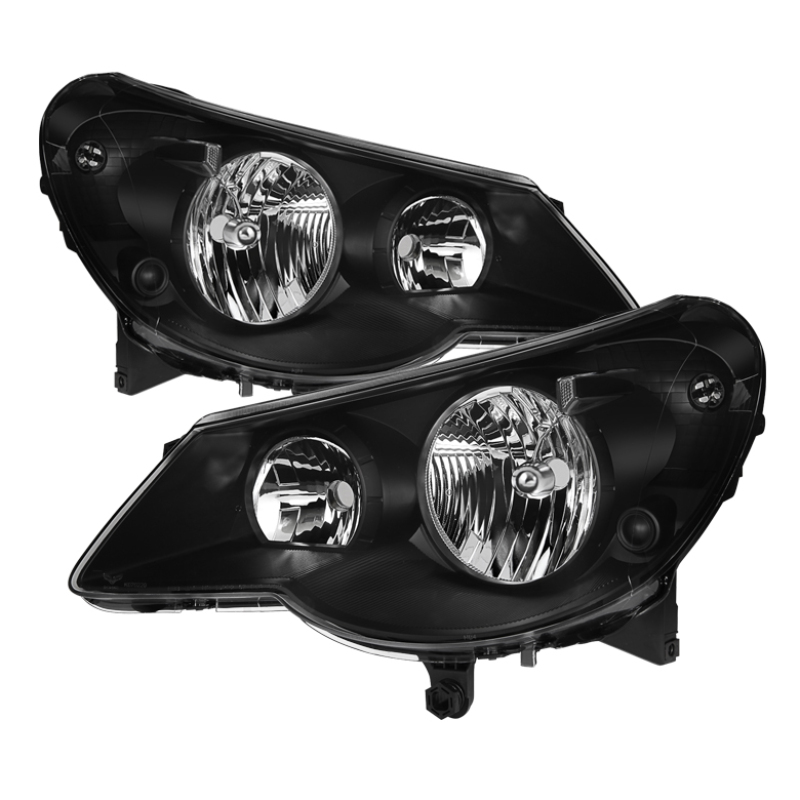 Xtune Chrysler Sebring 07-10 OEM Style Headlights Black HD-JH-CHRSE07-BK - 9029646