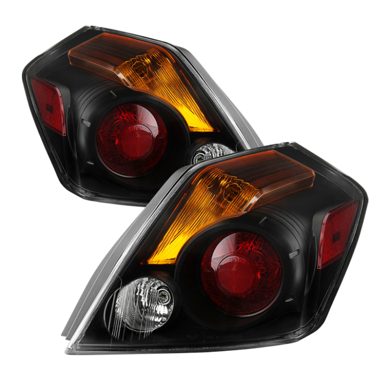 Xtune Nissan Altima Sedan & Hybrid 2007-2012 OEM Style Tail Lights -Black ALT-JH-NA07-4D-OE-BK - 9032042