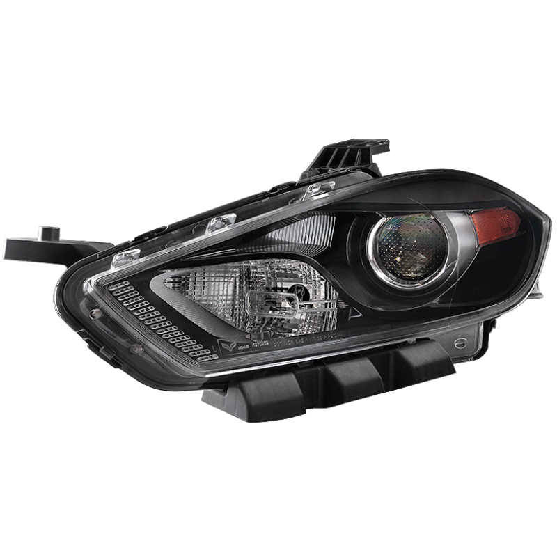 xTune Dodge Dart 13-15 Driver Side Projector Headlight - OEM Left - Black HD-JH-DDART13-H-OE-L - 9035159