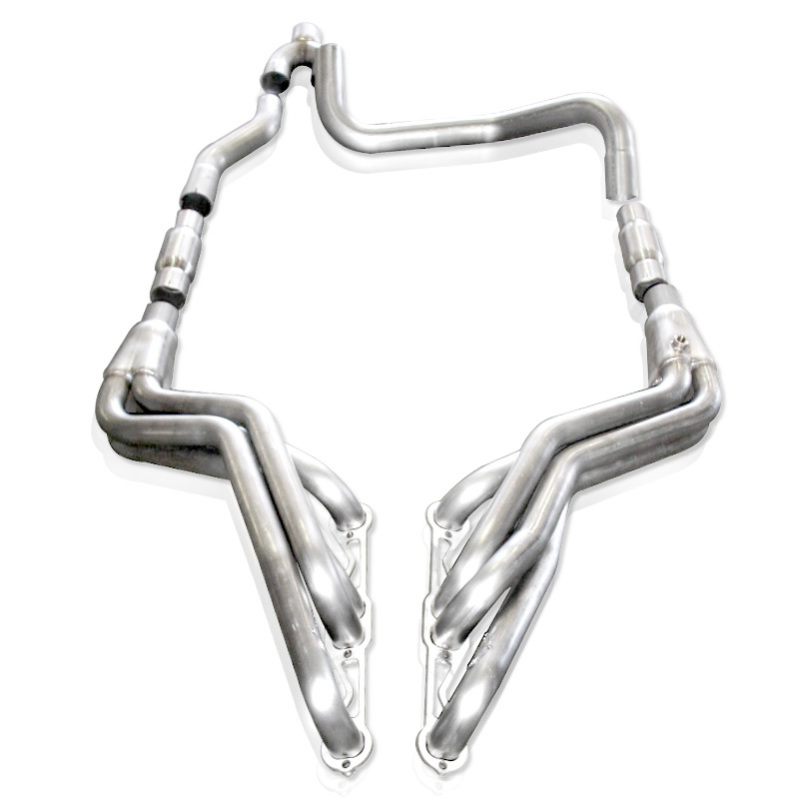 Stainless Works 1988-98 Chevy/GMC 1500 Headers 1-7/8in Primaries 2-1/2in High-Flow Cats Y-Pipe - CT8898HCATY